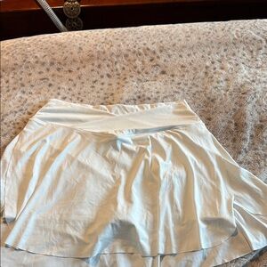 XL White Athletic Skirt